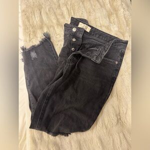 Free People Women's Black Jeans